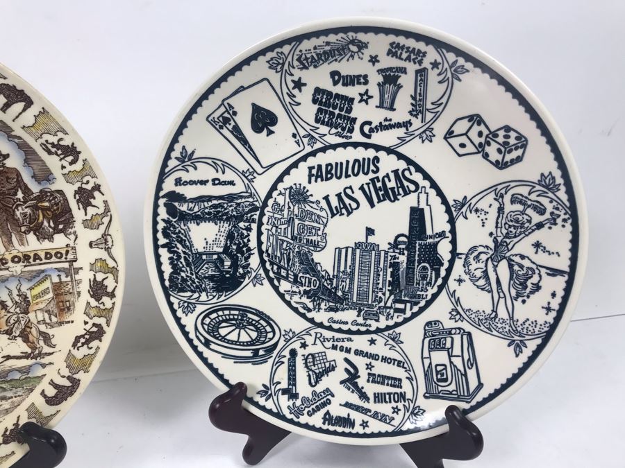Pair Of Las Vegas Collectible Plates: Vernon Kilns And Enco [Photo 7]
