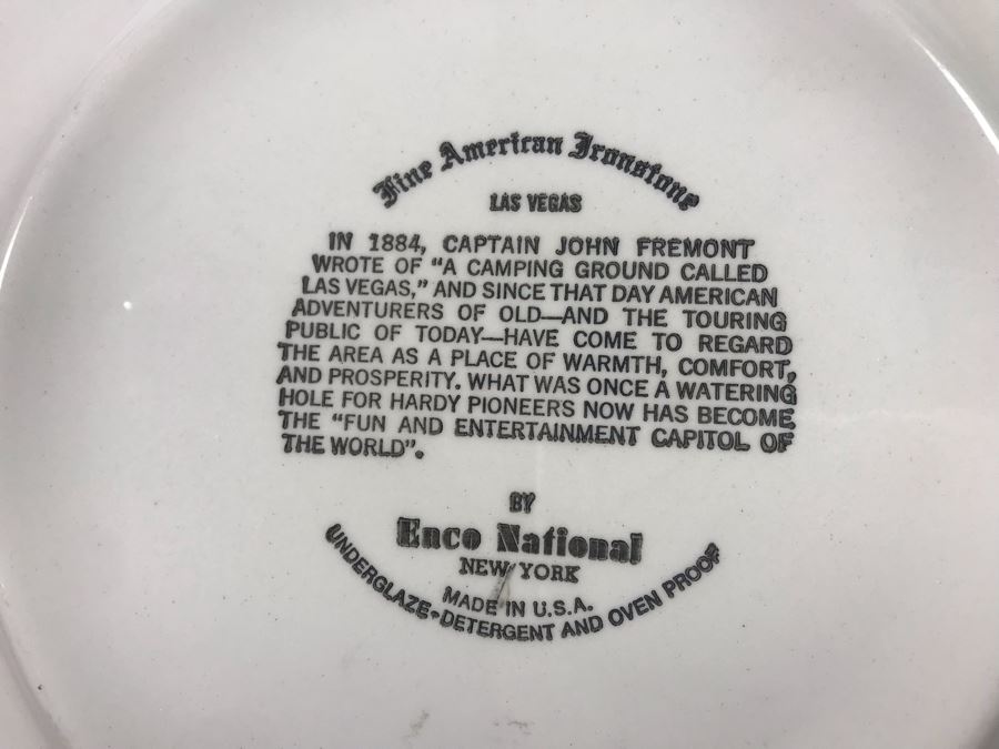 Pair Of Las Vegas Collectible Plates: Vernon Kilns And Enco [Photo 11]