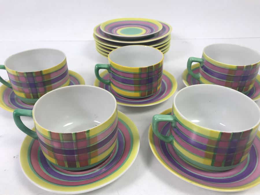 Art Deco C.T. Altwasser Germany And H&C Schlaggenwald Cups And Saucers [Photo 3]