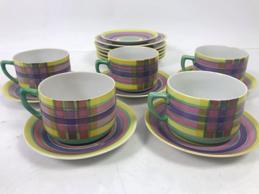 Art Deco C.T. Altwasser Germany And H&C Schlaggenwald Cups And Saucers [Photo 1]