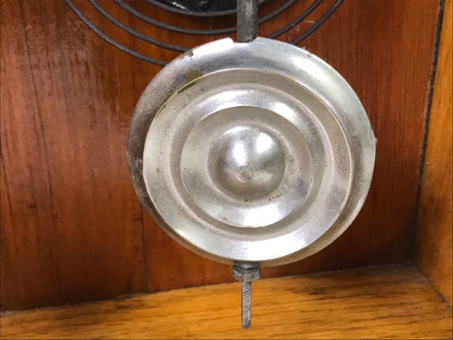 Ansonia Clock Co New York Carved Wooden Case Clock [Photo 6]