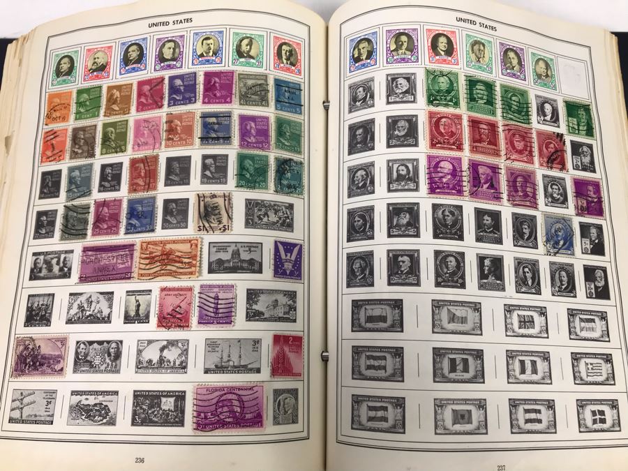 Ambassador Stamp Album With Stamps - See Photos For Some Of The Stamps In Book [Photo 49]