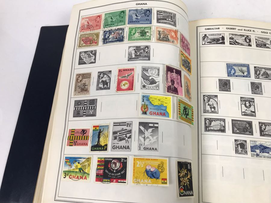 Ambassador Stamp Album With Stamps - See Photos For Some Of The Stamps In Book [Photo 29]