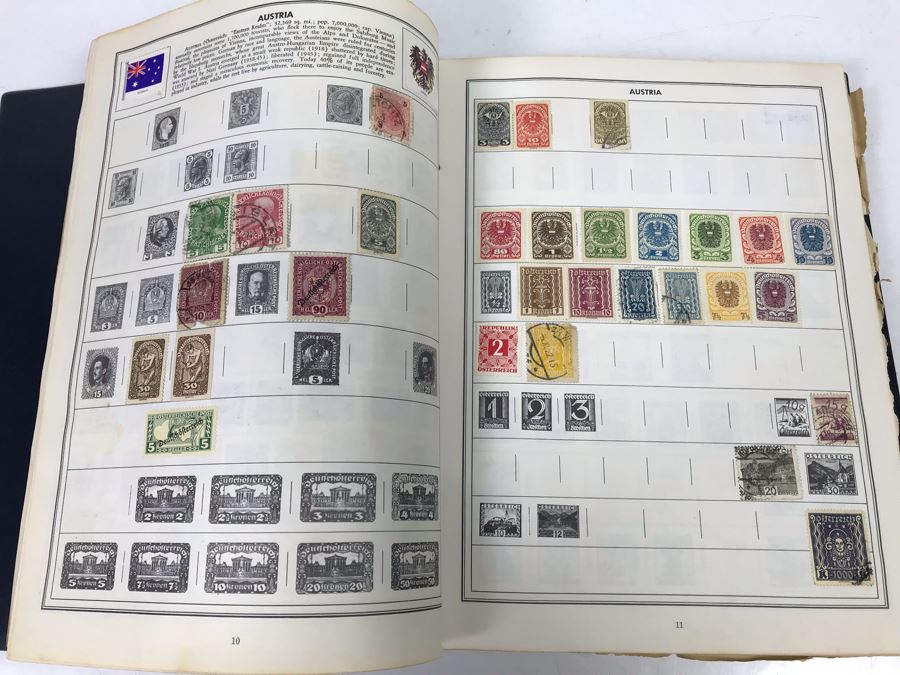 Ambassador Stamp Album With Stamps - See Photos For Some Of The Stamps ...