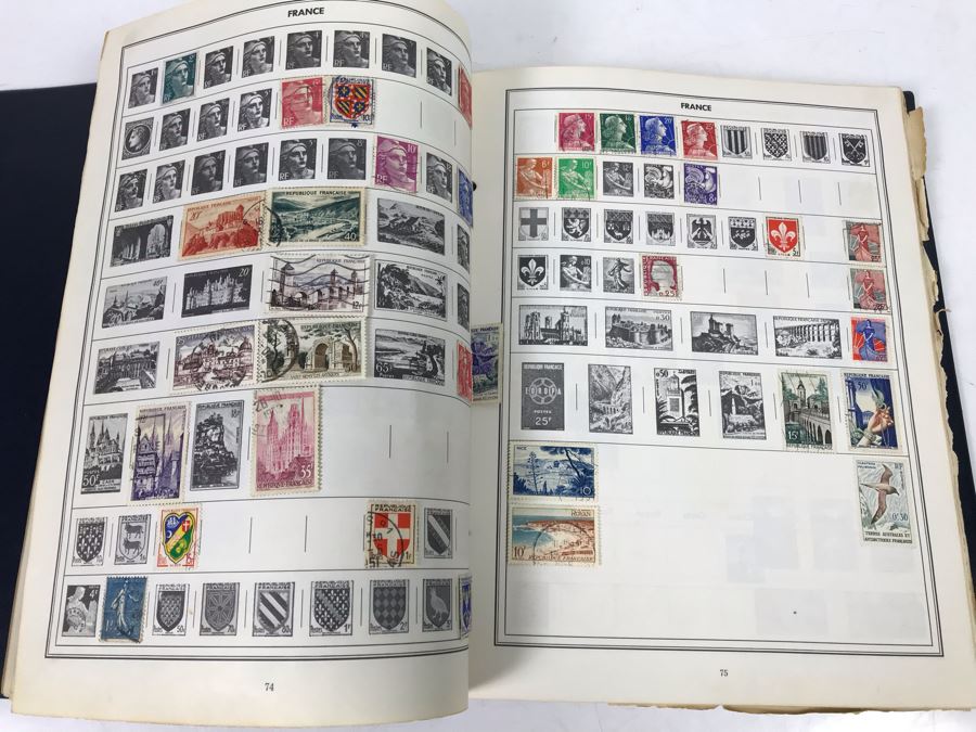 Ambassador Stamp Album With Stamps - See Photos For Some Of The Stamps In Book [Photo 25]