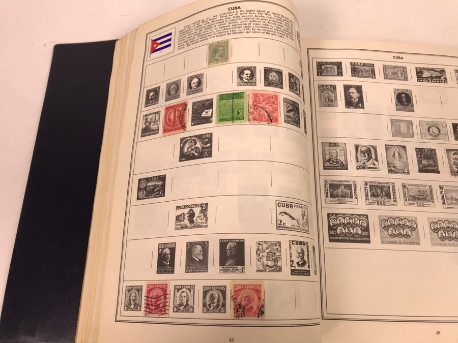 Ambassador Stamp Album With Stamps - See Photos For Some Of The Stamps In Book [Photo 21]