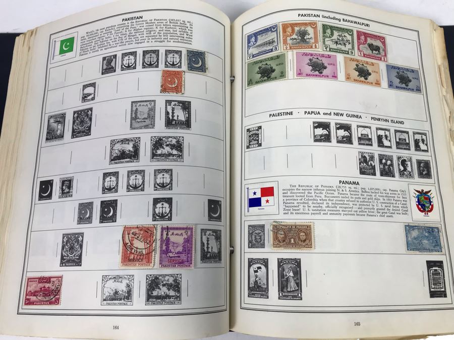 Ambassador Stamp Album With Stamps - See Photos For Some Of The Stamps In Book [Photo 34]