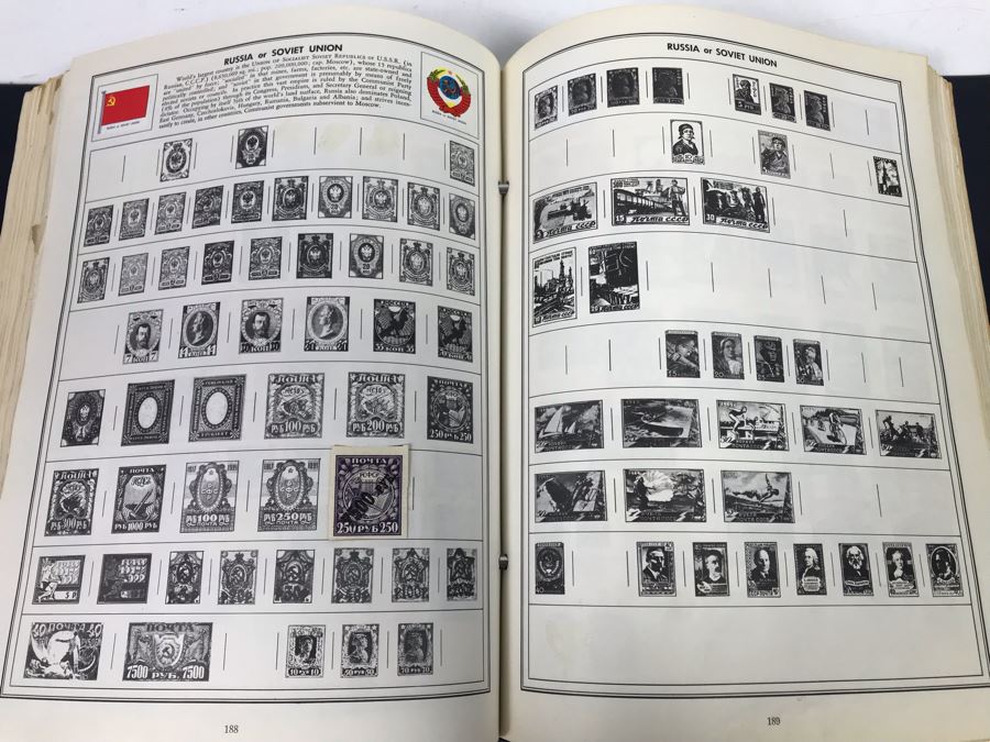 Ambassador Stamp Album With Stamps - See Photos For Some Of The Stamps In Book [Photo 37]