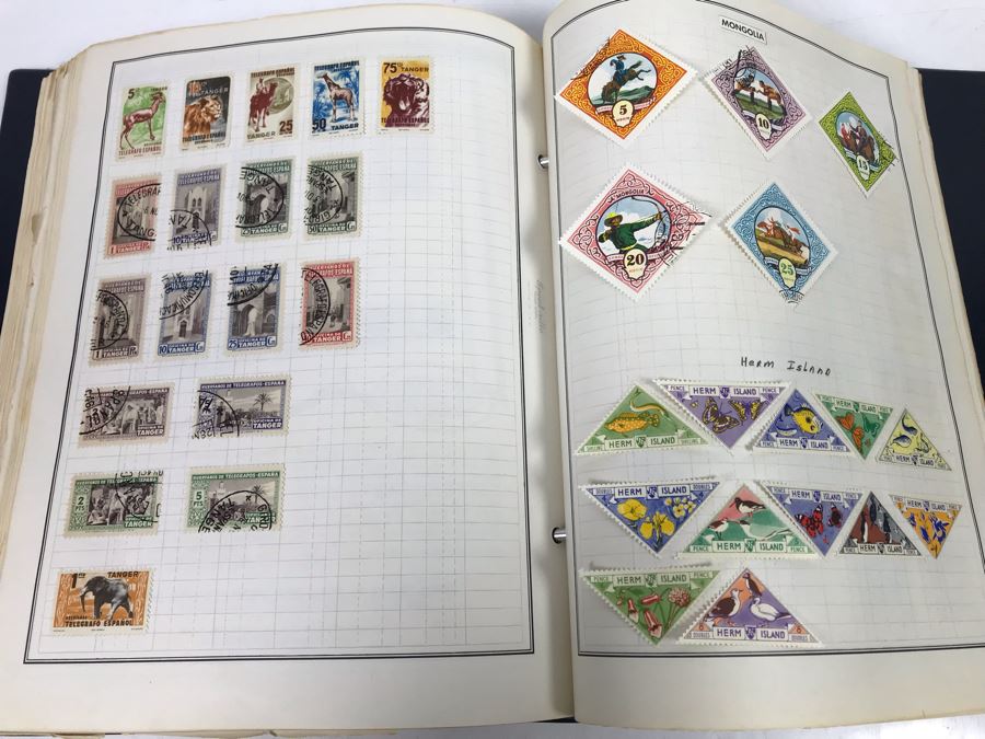 Ambassador Stamp Album With Stamps - See Photos For Some Of The Stamps In Book [Photo 57]