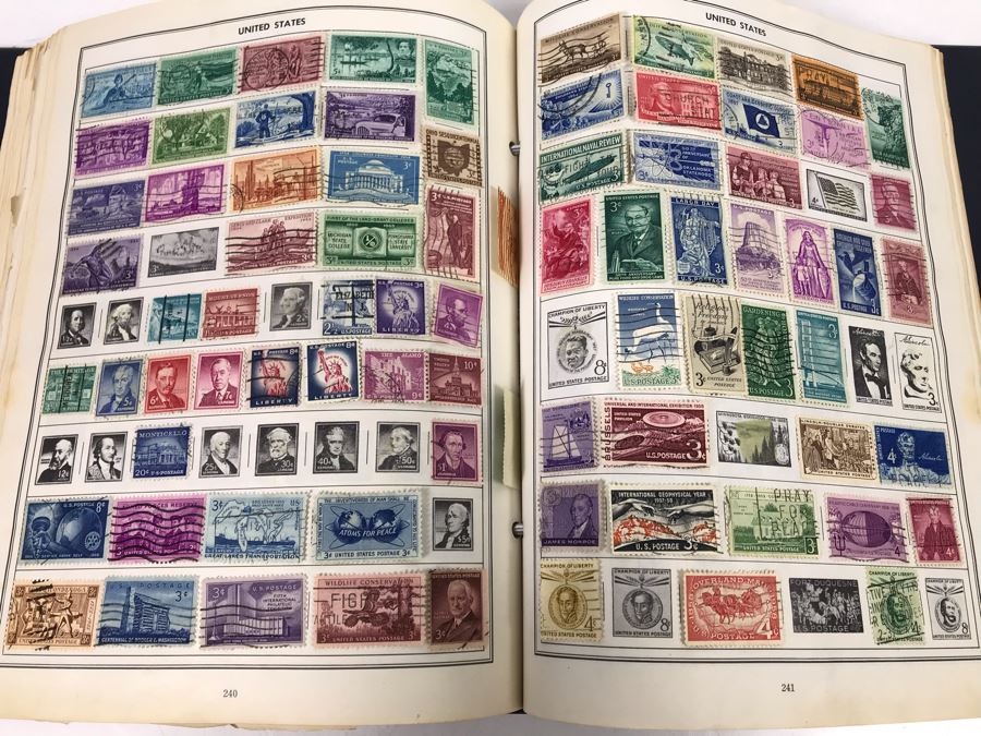 Ambassador Stamp Album With Stamps - See Photos For Some Of The Stamps In Book [Photo 52]