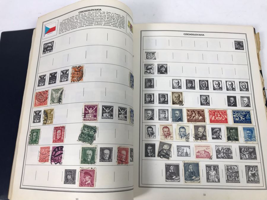 Ambassador Stamp Album With Stamps - See Photos For Some Of The Stamps In Book [Photo 22]