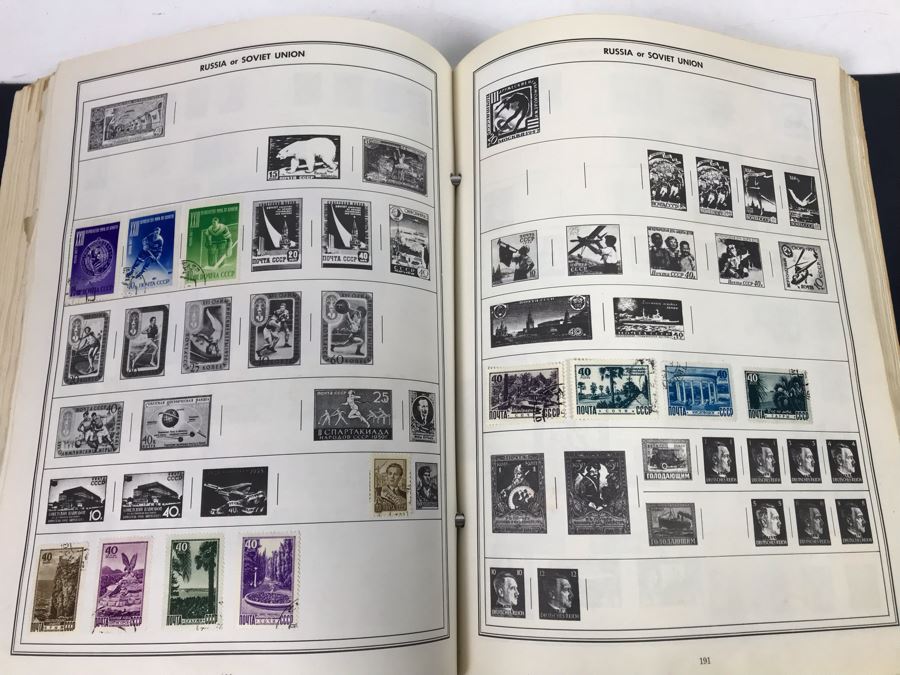 Ambassador Stamp Album With Stamps - See Photos For Some Of The Stamps In Book [Photo 38]