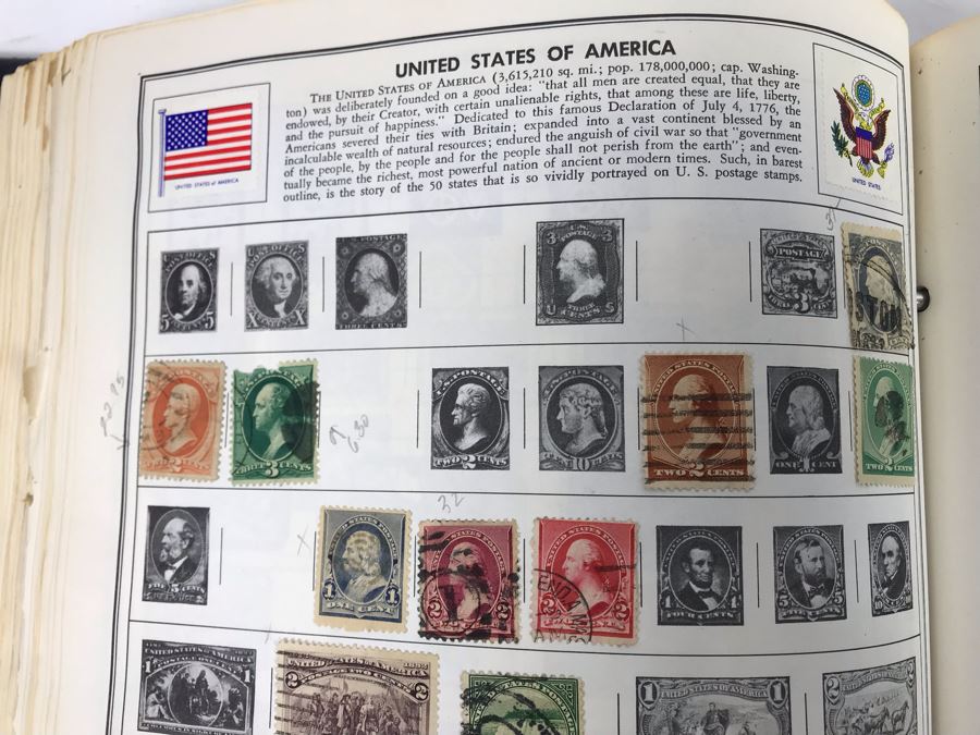 Ambassador Stamp Album With Stamps - See Photos For Some Of The Stamps In Book [Photo 41]