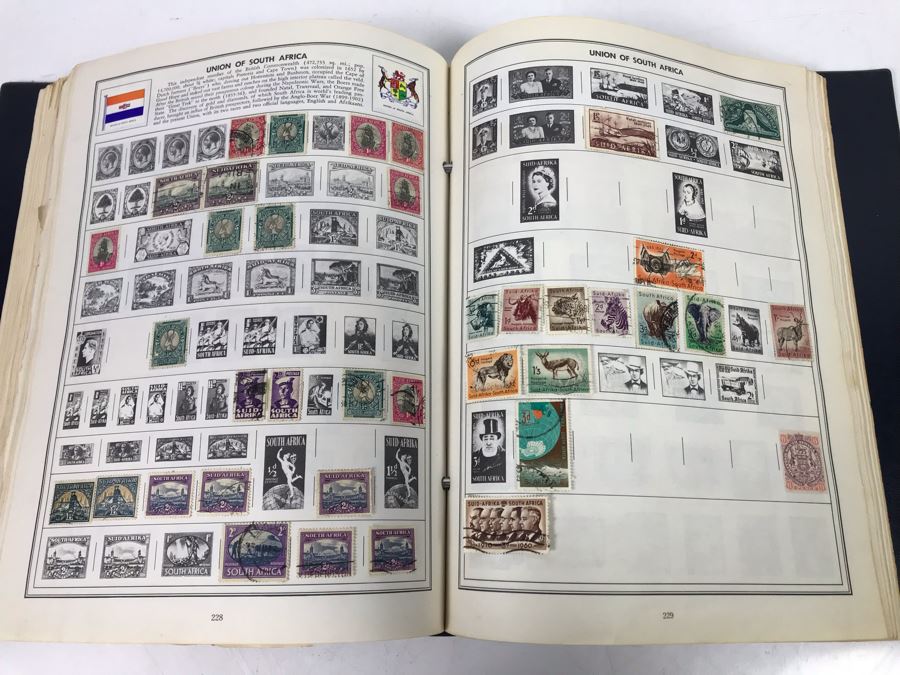 Ambassador Stamp Album With Stamps - See Photos For Some Of The Stamps In Book [Photo 39]