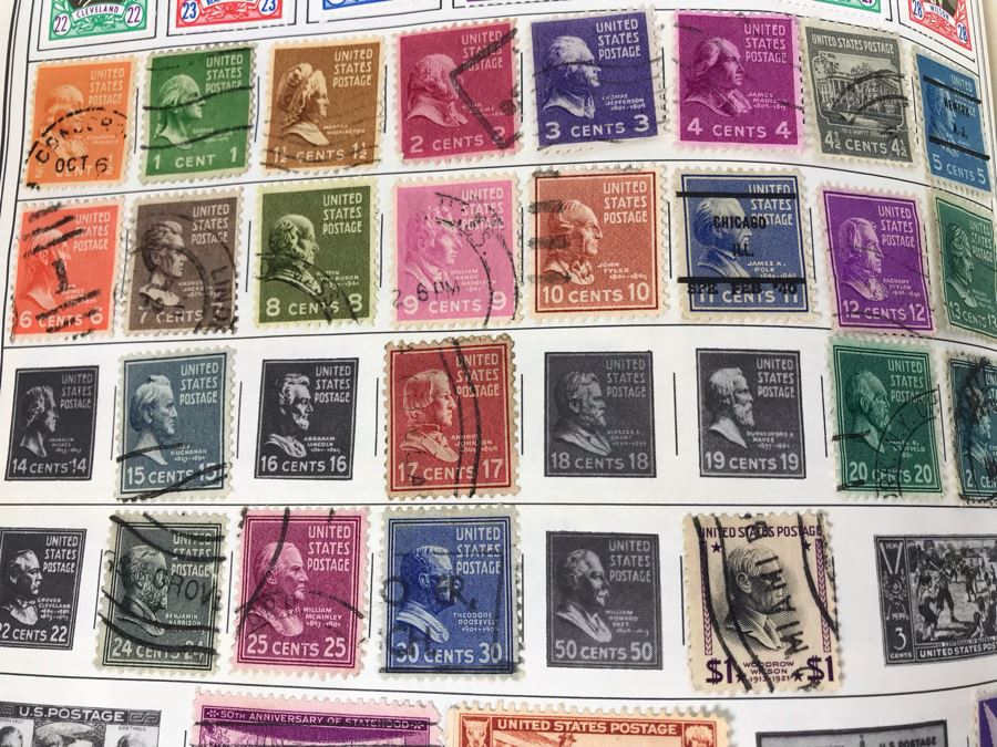 Ambassador Stamp Album With Stamps - See Photos For Some Of The Stamps In Book [Photo 50]