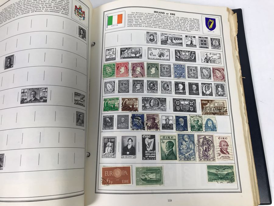 Ambassador Stamp Album With Stamps - See Photos For Some Of The Stamps In Book [Photo 32]