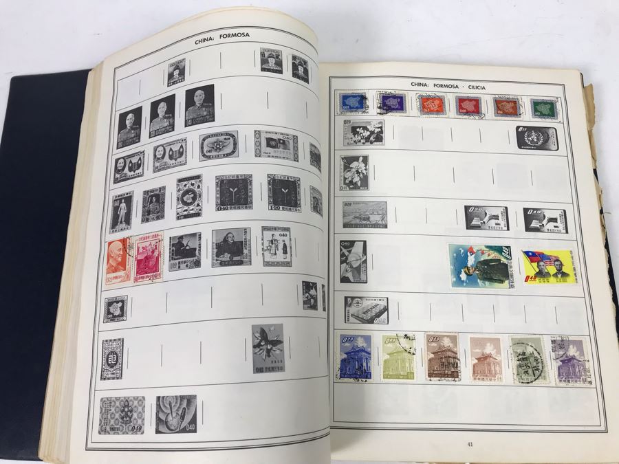 Ambassador Stamp Album With Stamps - See Photos For Some Of The Stamps In Book [Photo 18]