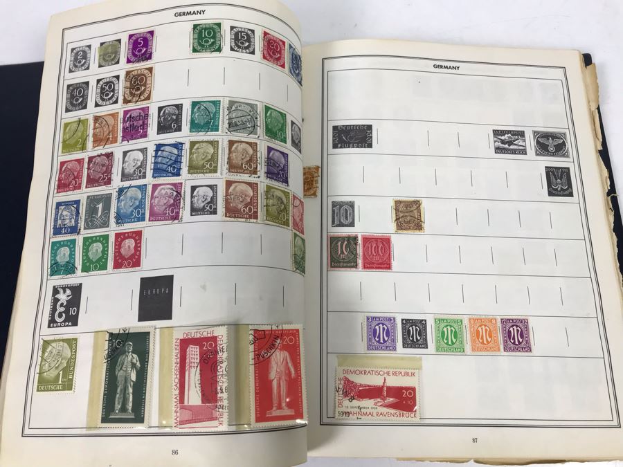 Ambassador Stamp Album With Stamps - See Photos For Some Of The Stamps In Book [Photo 28]