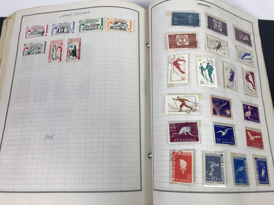 Ambassador Stamp Album With Stamps - See Photos For Some Of The Stamps In Book [Photo 58]