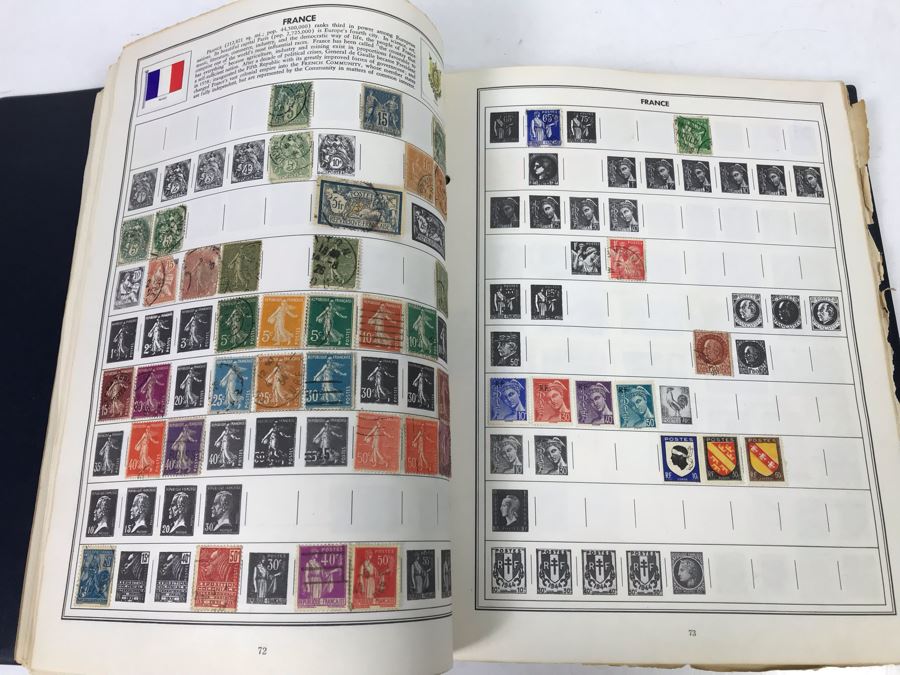 Ambassador Stamp Album With Stamps - See Photos For Some Of The Stamps In Book [Photo 24]
