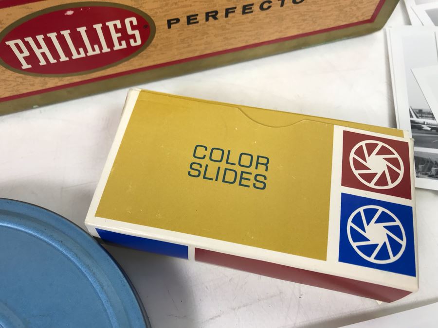 Vintage Konica Film Camera With Light Meter And Various Photographs And Slides - See Photos [Photo 14]