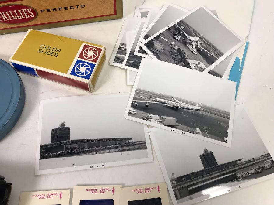 Vintage Konica Film Camera With Light Meter And Various Photographs And Slides - See Photos [Photo 9]