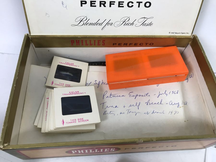 Vintage Konica Film Camera With Light Meter And Various Photographs And Slides - See Photos [Photo 13]