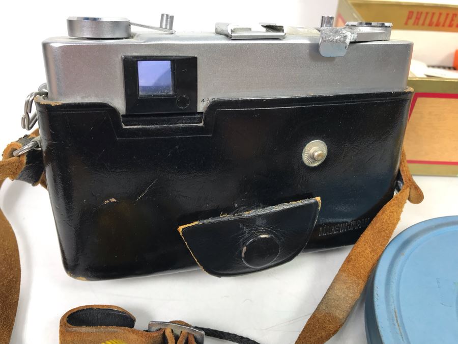 Vintage Konica Film Camera With Light Meter And Various Photographs And Slides - See Photos [Photo 6]