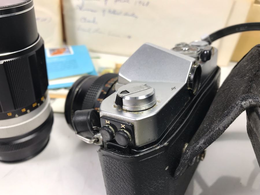 Vintage Konica Film Camera With Extra Lens And Various 1960s Photographs, Slides And Films Including Statue Of Liberty, Kennedy Airport, Museum Of Natural History, Beauty Show - See Photos [Photo 14]