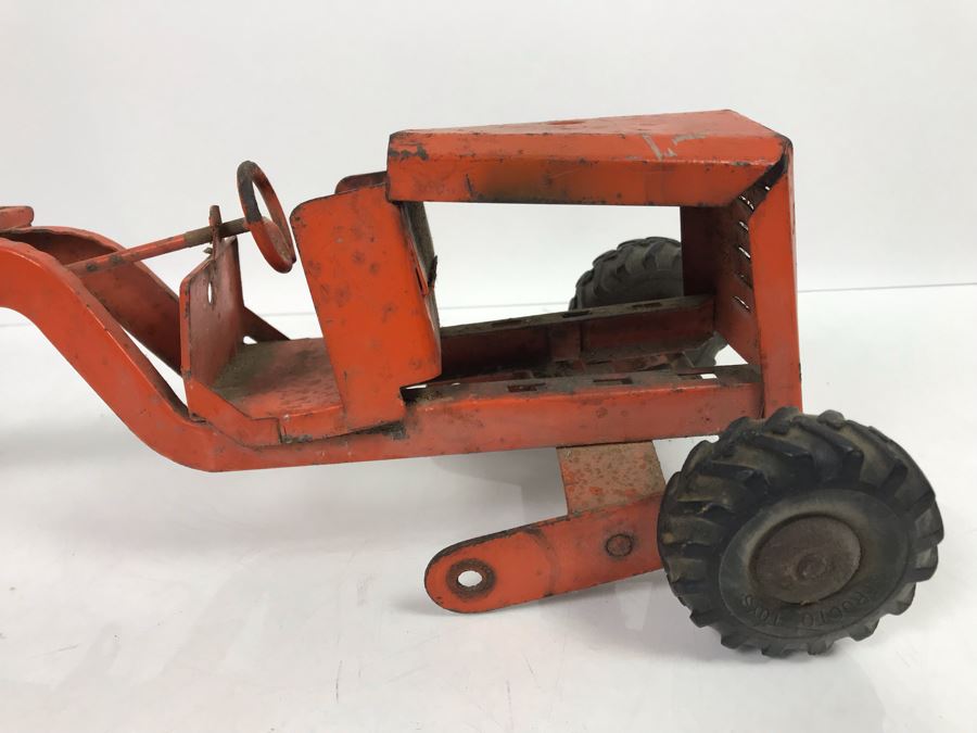 Vintage Structo Grader Steel Toy - Missing Parts [Photo 4]
