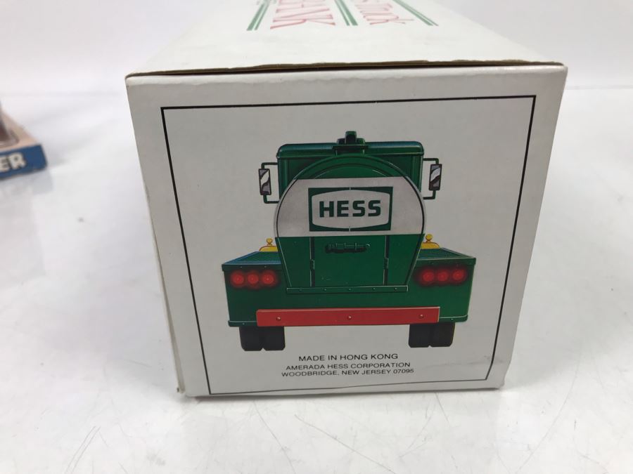 Hess Toy Truck In Box And Pair Of Chevron Cars [Photo 7]