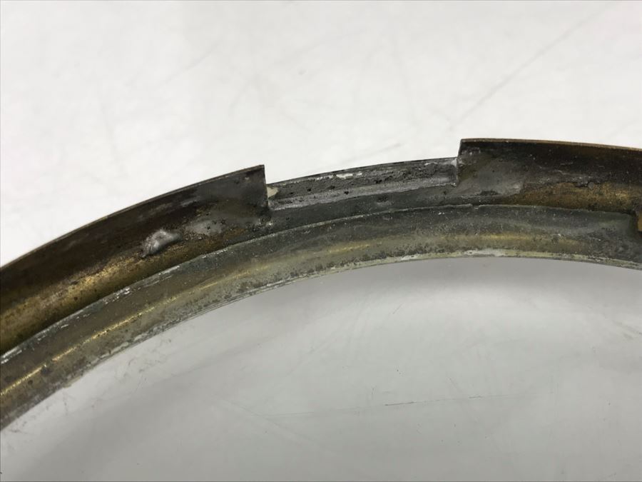 Vintage E. Ingraham Co Bristol Conn Clock - Frame That Holds Glass Face Needs To Be Soldered To Hinge 13'H X 8.5'W [Photo 7]