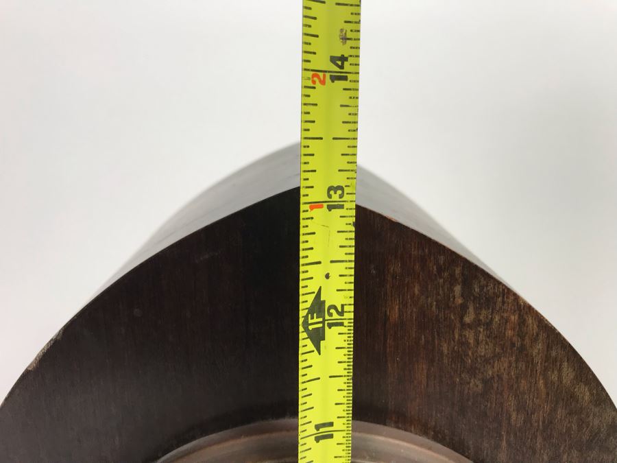 Vintage E. Ingraham Co Bristol Conn Clock - Frame That Holds Glass Face Needs To Be Soldered To Hinge 13'H X 8.5'W [Photo 21]