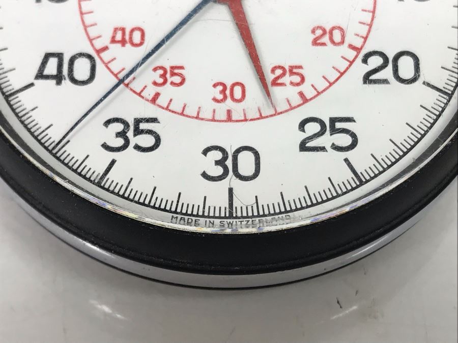 Heuer Stopwatch, Westclox Portable Alarm Clock And Bradley Portable Alarm Clock [Photo 4]