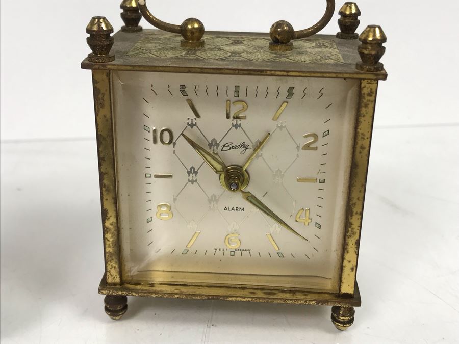 Heuer Stopwatch, Westclox Portable Alarm Clock And Bradley Portable Alarm Clock [Photo 6]