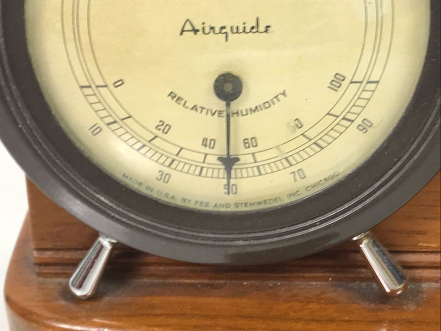 Nautical Themed Airguide Temperature Relative Humidity Gauge And Barometer Gauge By Fee And Stemwedel Inc Chicago [Photo 8]
