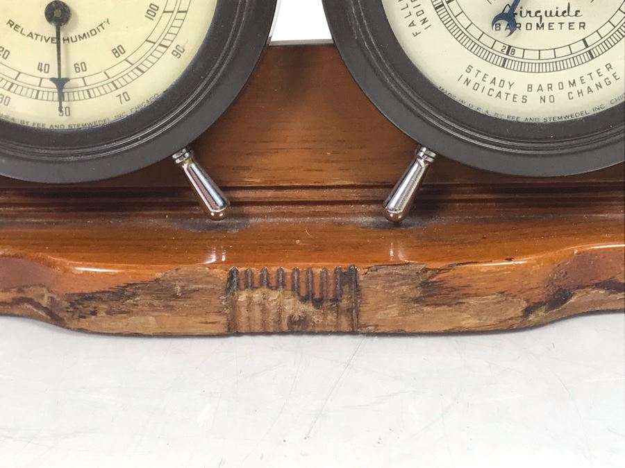 Nautical Themed Airguide Temperature Relative Humidity Gauge And Barometer Gauge By Fee And Stemwedel Inc Chicago [Photo 9]