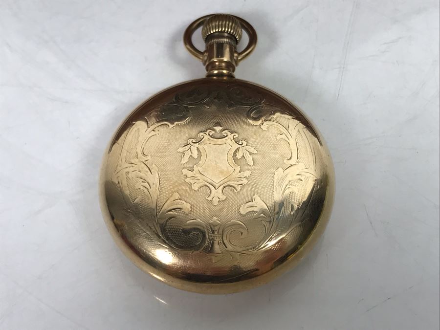 Working Hamilton Watch Co 924 Pocket Watch 17 Jewels Lancaster PA With Handmade Wooden Pocket Watch Display Case [Photo 17]