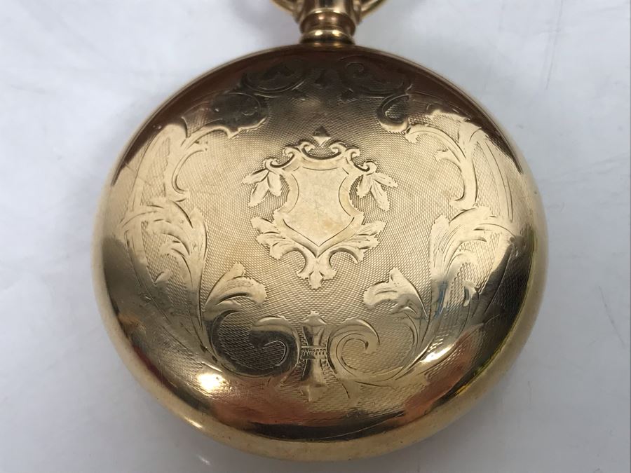 Working Hamilton Watch Co 924 Pocket Watch 17 Jewels Lancaster PA With Handmade Wooden Pocket Watch Display Case [Photo 16]