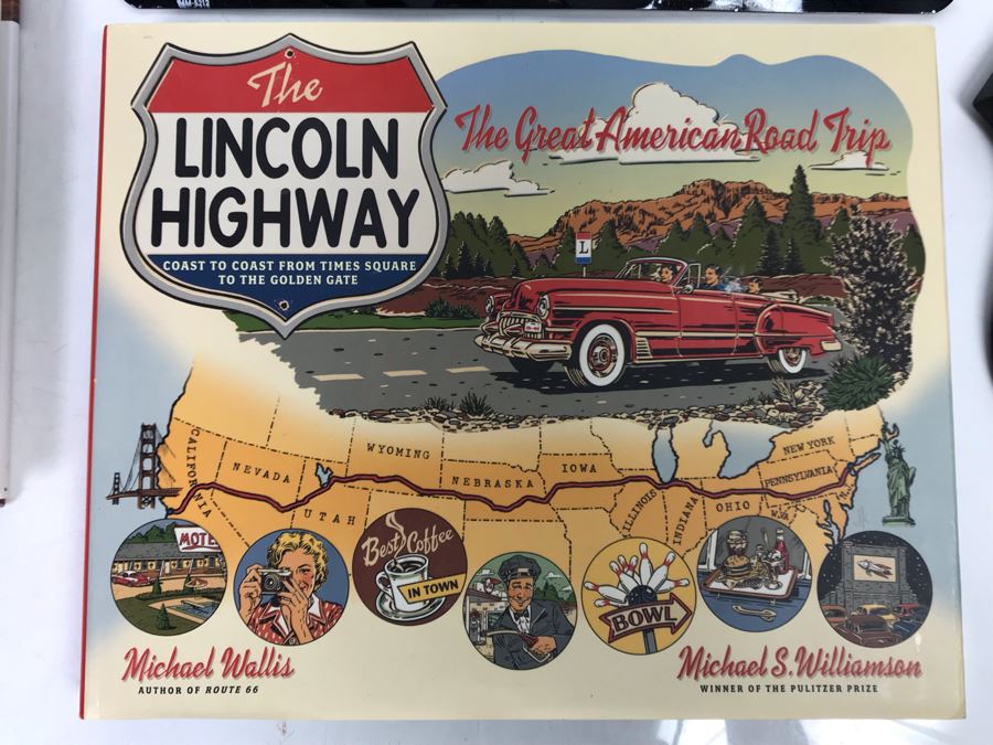 Historic Route 66 Wall Plaque, Metal Sign, License Plate, Books And DVD Collection [Photo 7]