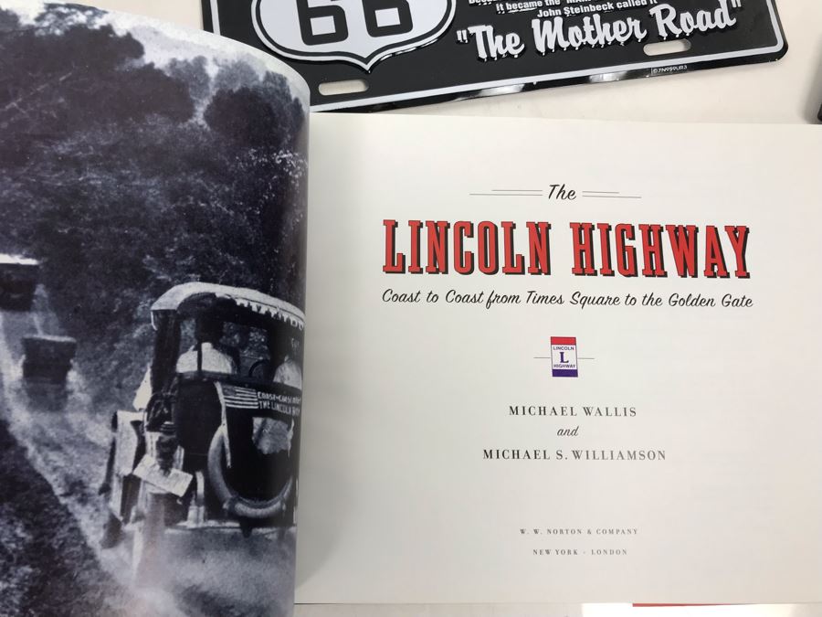 Historic Route 66 Wall Plaque, Metal Sign, License Plate, Books And DVD Collection [Photo 13]