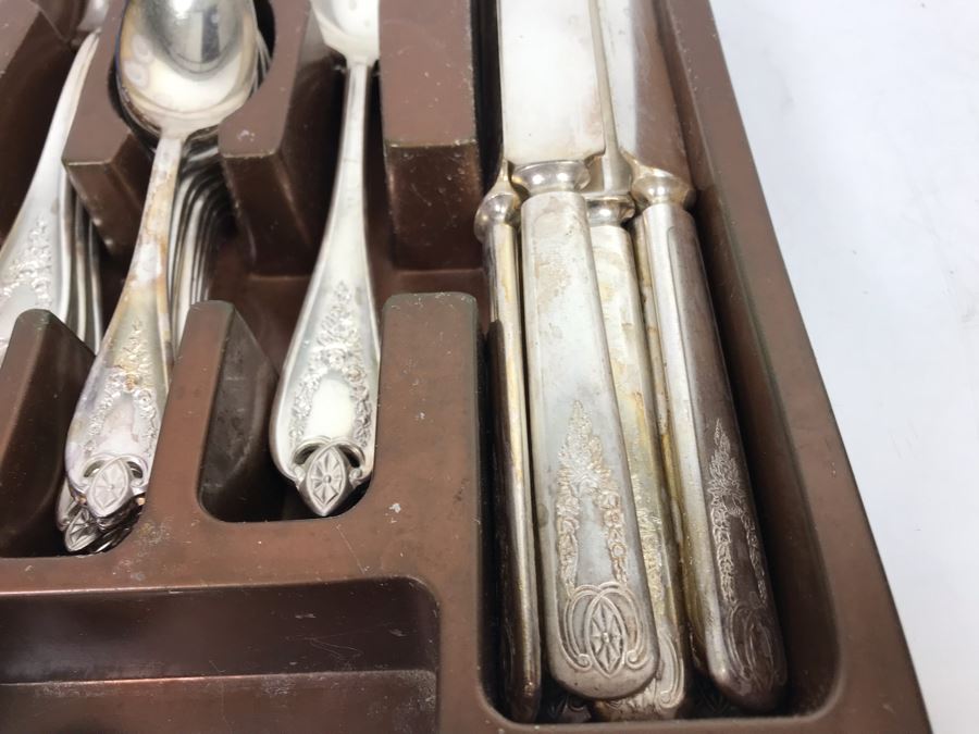 1847 Rogers Bros Silverplate Flatware Set - Two Mixed Patterns [Photo 5]