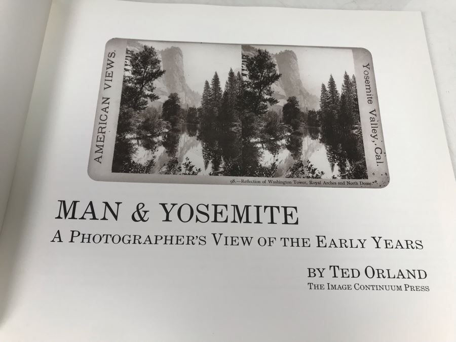 Wooden And Embossed Copper Art Deco Bookends With Book Lot: Man & Yosemite, San Diego Then And Now, Las Vegas Through The Generations, Pacific Coastal Liners, Ghost Towns Of The West And More [Photo 11]