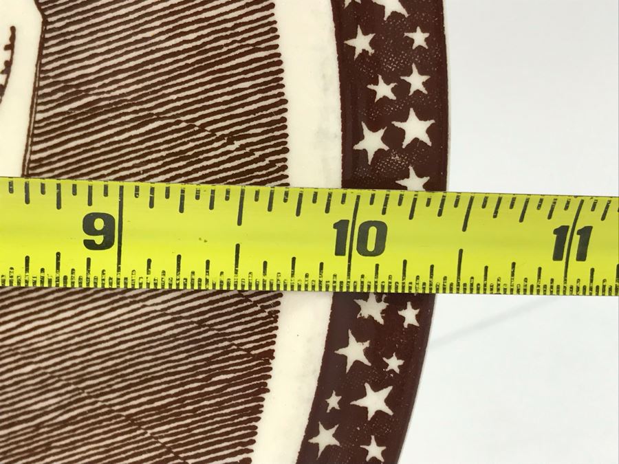 Vernon Kilns Rockwell Kent 'Our America' Manhattan New York Collector Plate 10.5' [Photo 6]