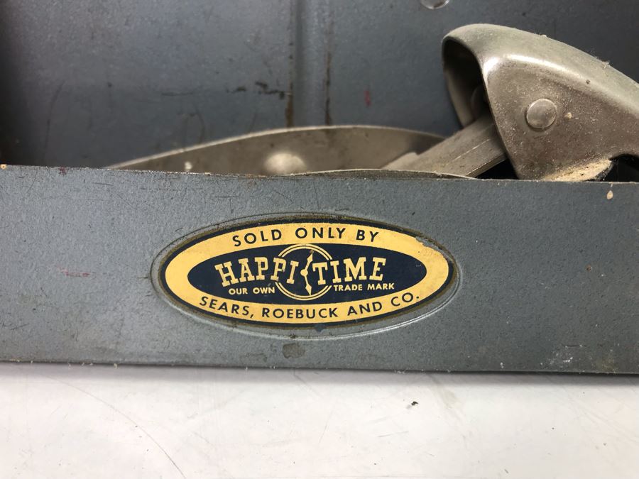 Vintage Sears, Roebuck And CO Happi Time Kids Tools Set With Metal Tool Box [Photo 4]
