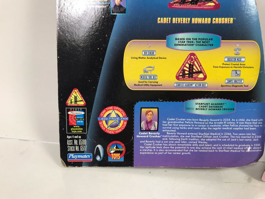(3) Star Trek Action Figures On Cards [Photo 14]