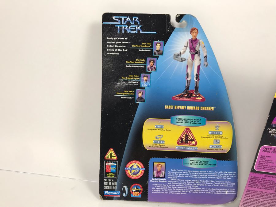 (3) Star Trek Action Figures On Cards [Photo 13]