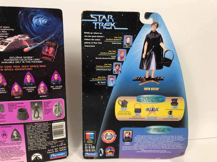(3) Star Trek Action Figures On Cards [Photo 11]