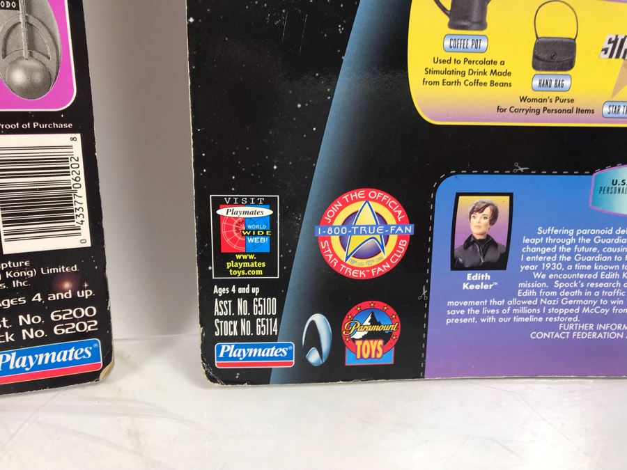 (3) Star Trek Action Figures On Cards [Photo 12]