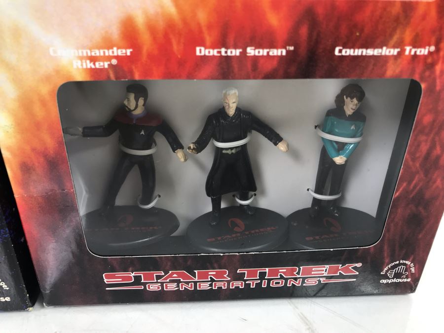 (2) Star Trek Space Action Figures Sets: Deep Space Nine And Generations [Photo 7]
